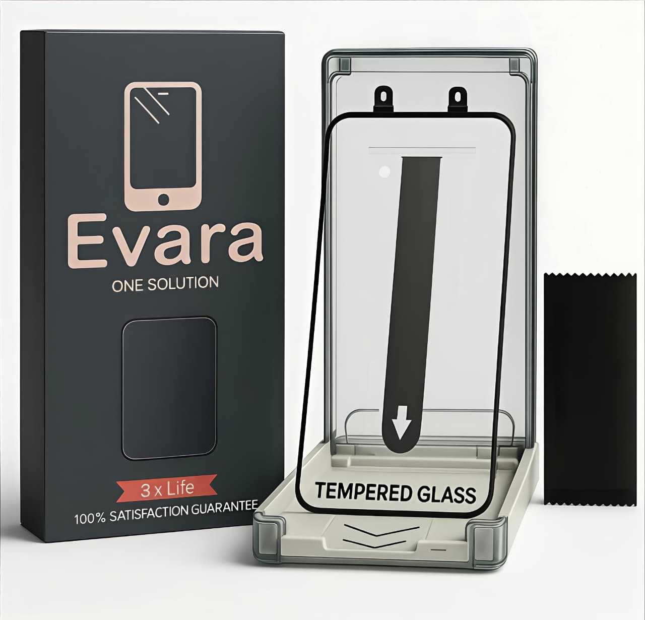 Evara Edge To Edge Tempered Glass for Oneplus 11 5G 3d Advanced Curved Screen Protector Guard with Free easy Installation Kit (Pack of 1) 1 Evara Edge To Edge Tempered Glass for Oneplus 11 5G 3d Advanced Curved Screen Protector Guard with Free easy Installation Kit (Pack of 1)