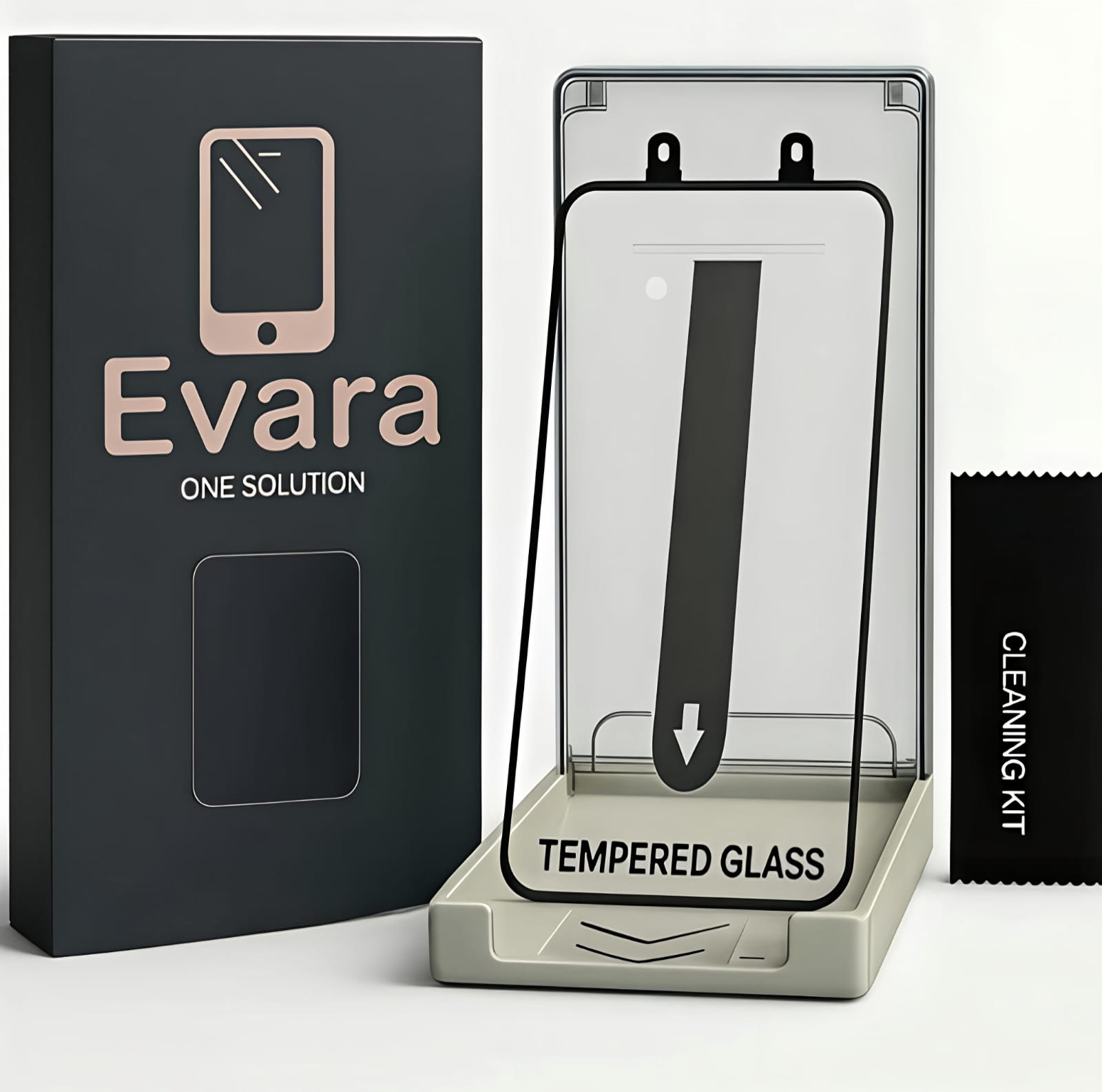 Evara Edge To Edge Tempered Glass for Oneplus 11 5G 3d Advanced Curved Screen Protector Guard with Free easy Installation Kit (Pack of 1) 1 Evara Edge To Edge Tempered Glass for Oneplus 11 5G 3d Advanced Curved Screen Protector Guard with Free easy Installation Kit (Pack of 1)