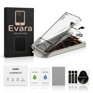 Evara Edge To Edge Tempered Glass for Oneplus 11 5G 3d Advanced Curved Screen Protector Guard with Free easy Installation Kit (Pack of 1)